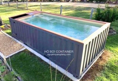 Hồ bơi siêu đẹp container pool