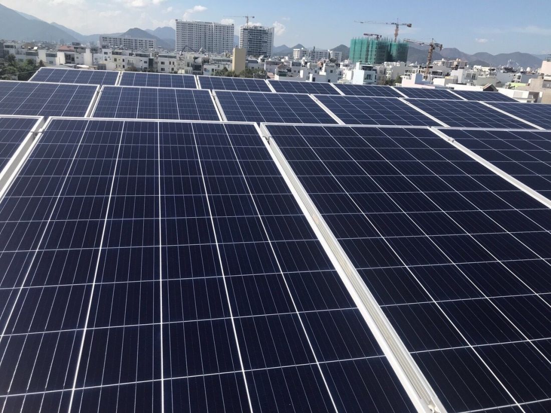 Lắp đặt điện năng lượng mặt trời mái nhà, Điện Mặt Trời Láp Mái Nhà 1000kWp